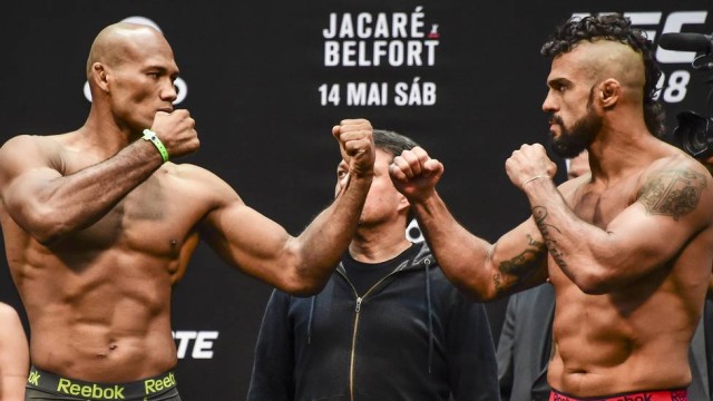 Ronaldo Jacaré e Vitor Belfort (Crédito: Reprodução)