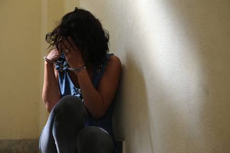 Mulher do acusado também foi presa (Crédito: Reprodução)