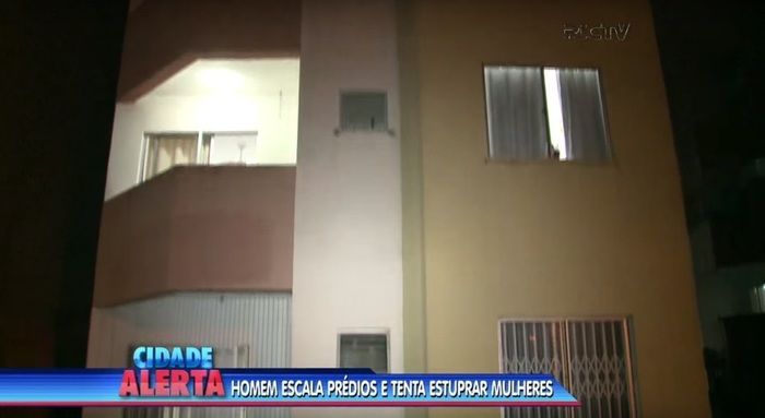 Tarado escalou prédio para atacar vítimas (Crédito: Reprodução)