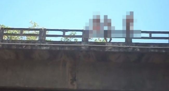 Homem morreu após pular de ponte (Crédito: Reprodução)