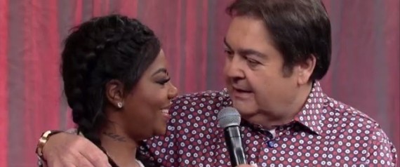 Ludmilla no Programa do Faustão (Crédito: Reprodução)