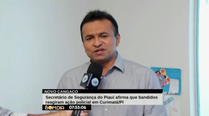 Fábio Abreu diz que bandidos reagiram a ação policial (Crédito: Reprodução)