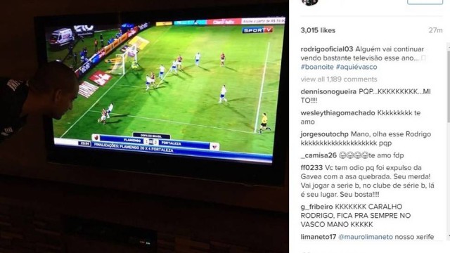 Zagueiro do Vasco provoca rival (Crédito: Reprodução)