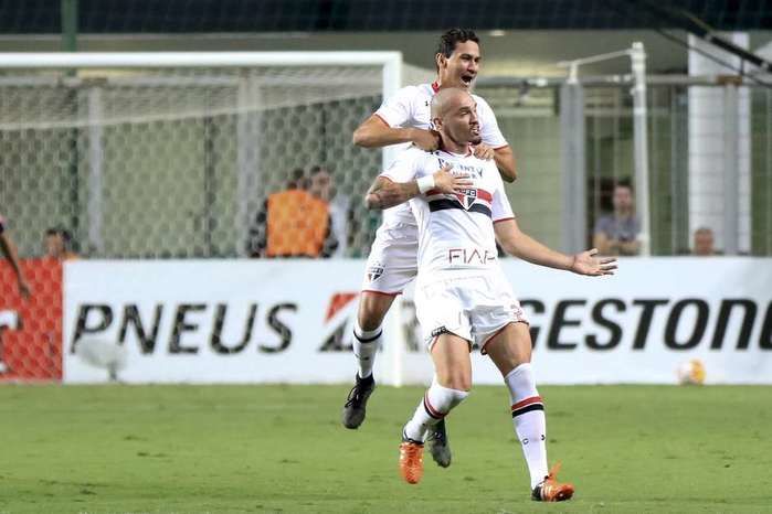 São Paulo elimonou o Galo (Crédito: Futura Press)