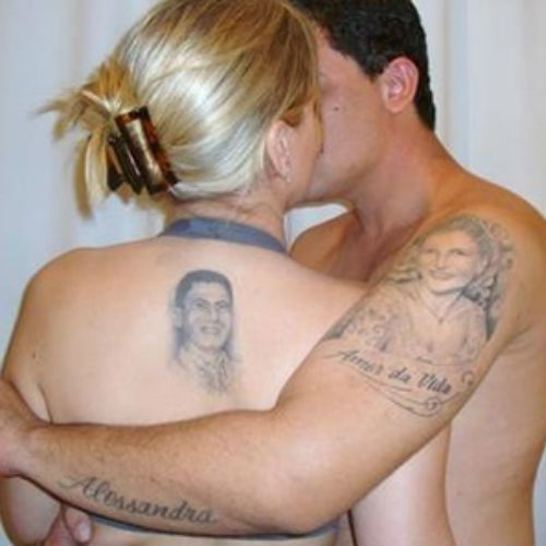 Intérprete de Louro José tem tatuagens em homenagem a sua mulher