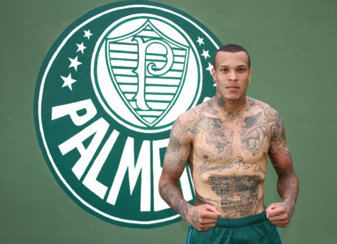 França em foto de quando ainda atuava pelo Palmeiras (Crédito: LancePress)