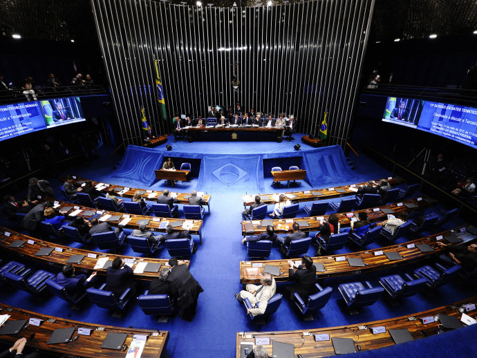 Senado brasileiro (Crédito: Reprodução)