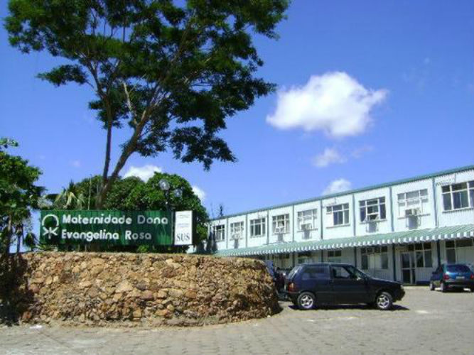 Maternidade Evangelina Rosa (Crédito: Reprodução)