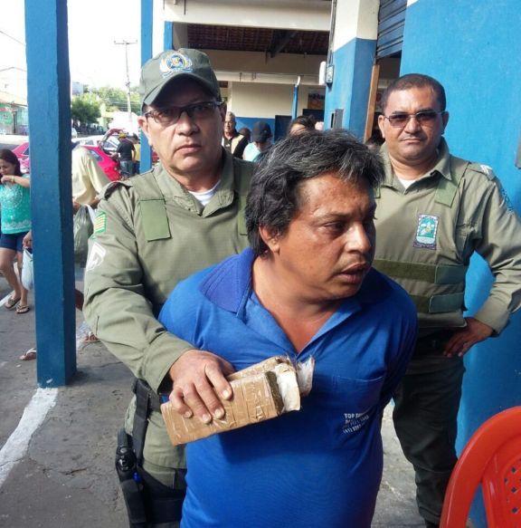 Acusado foi encaminhado para a Central de Flagrantes (Crédito: Portal do Catita)