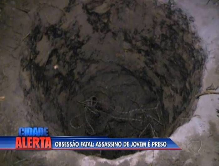 Jovem foi jogada em um poço (Crédito: Reprodução)