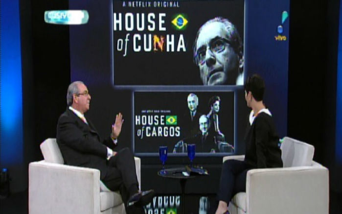 Eduardo Cunha fala sobre comparação com Frank Underwood, protagonista de "House of Cards" (Crédito: Reprodução)