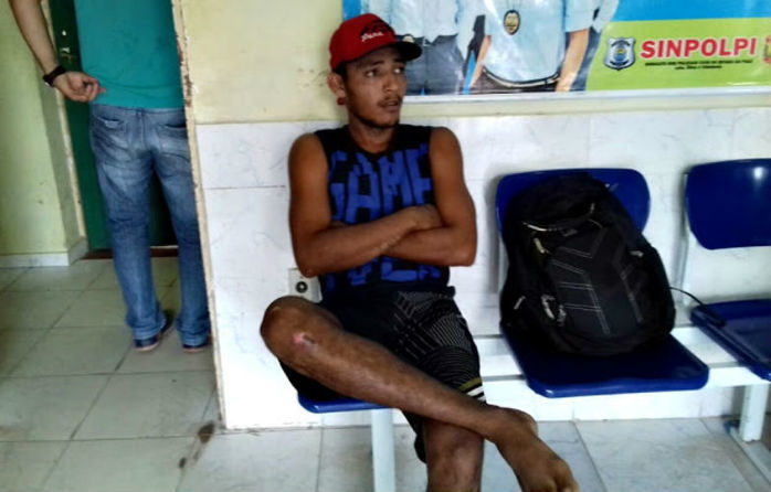 Homem preso por tráfico de drogas (Crédito: Blog do Pessoa)