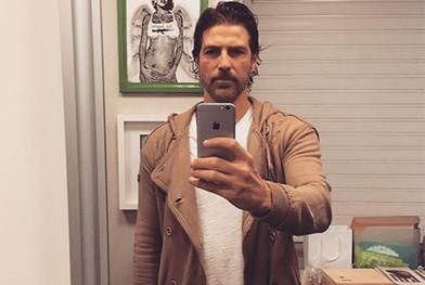 Reynaldo Gianecchini com barba grande
