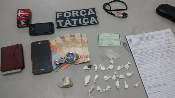Material apreendido nas ações (Crédito: Reprodução)