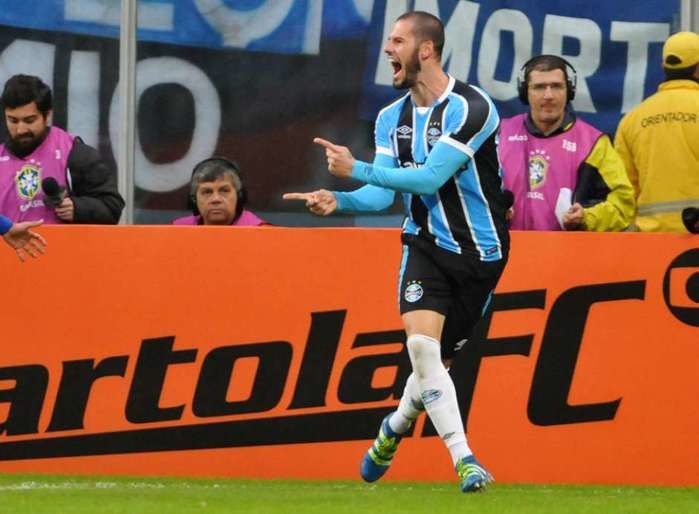 Fred, autor do gol do Grêmio