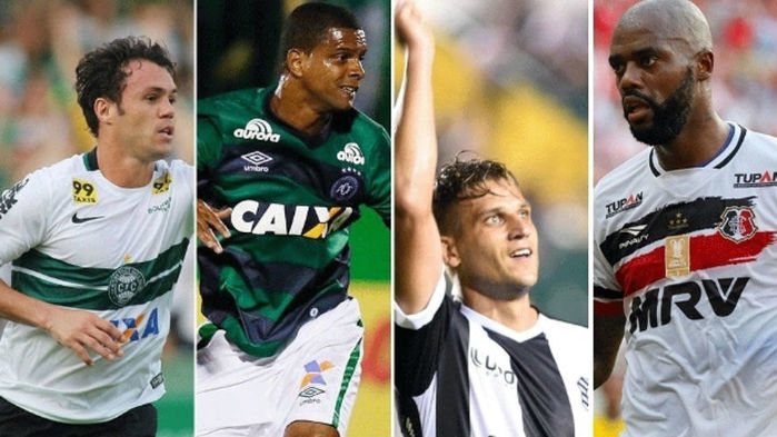 Dos 45 gols do Brasileirão, 19 são de jogadores de 30 anos ou mais (Crédito: Reprodução)