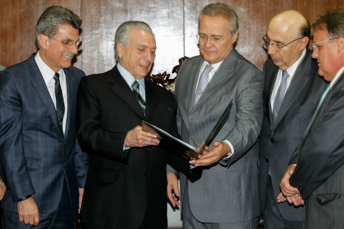 Renan confirma sessão do Congresso nesta terça-feira para votar a meta fiscal (Crédito: Presidência da Republica)