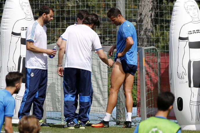 Cristiano Ronaldo lesionado (Crédito: Reprodução)
