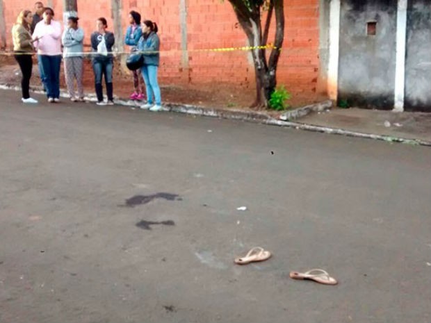 Local onde o crime ocorreu (Crédito: Eric Bertola/Portal Leme News)