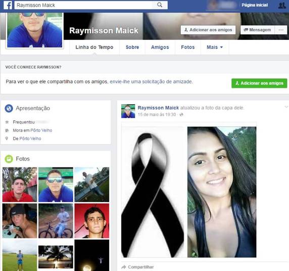 Jovem morta pelo ex (Crédito: Reprodução)