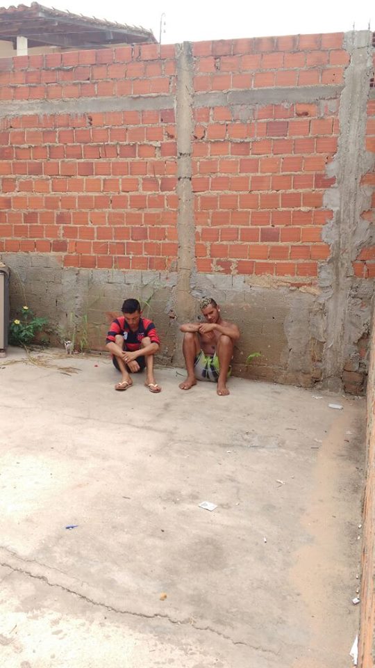 Dupla é presa acusada de arrombar residência em Teresina (Crédito: Reprodução)