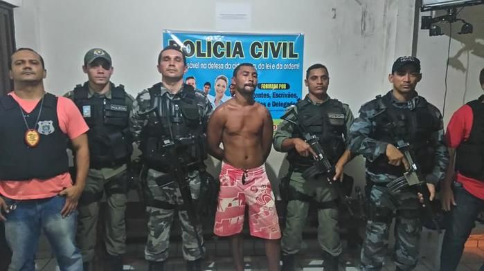 Neilton Alves da Silva foi preso dentro da própria casa em Bom Jesus (Crédito: Diuvulgação/ Polícia Militar)