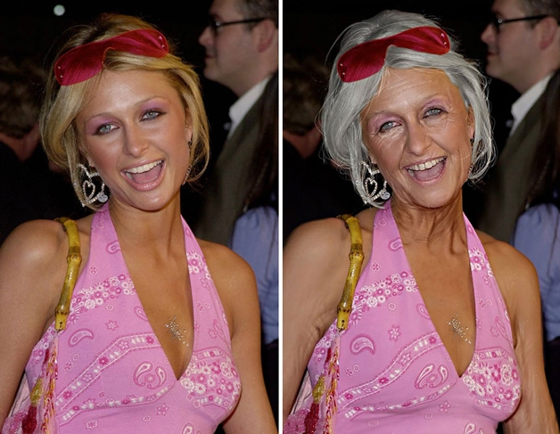 Paris Hilton (Crédito: Grumplebits)
