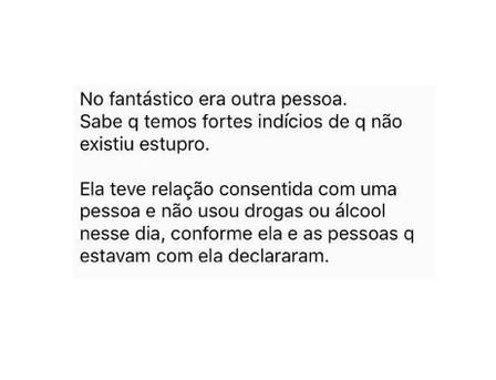 Print de conversa do delegado (Crédito: Reprodução)