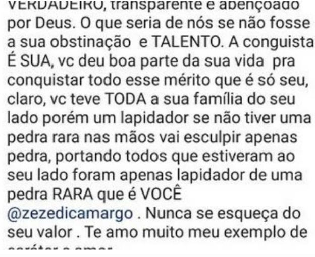 Luciele rebateu críticas de fãs de Zilu