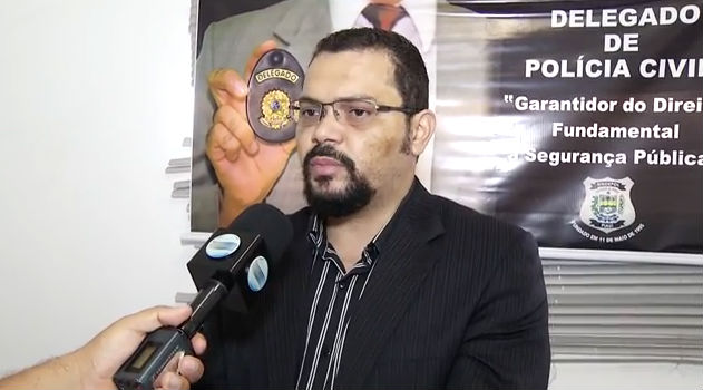 Madson de Oliveira, titular da 10ª Delegacia de Polícia (Crédito: Reprodução/ TV Meio Norte)