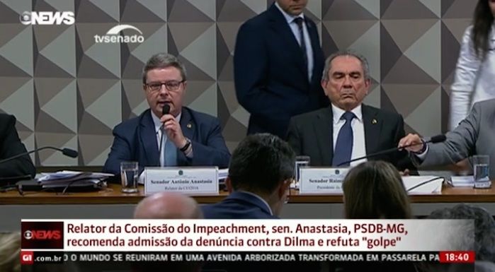 Análise do impeachment no Senado (Crédito: Reprodução)