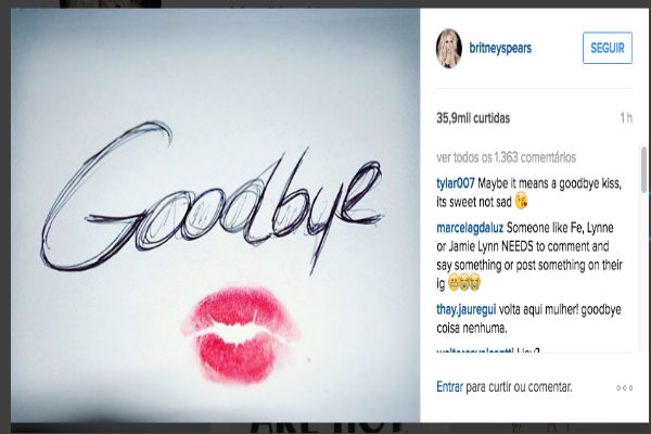 Publicação feita no Instagram (Crédito: Reprodução)