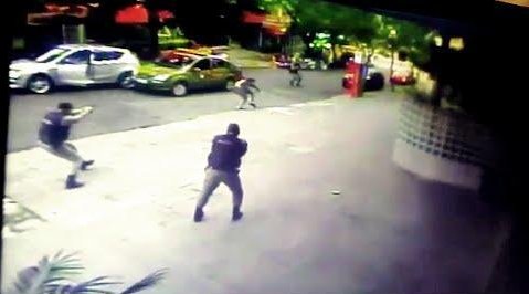 Vídeo mostra o momento da execução (Crédito: Reprodução)