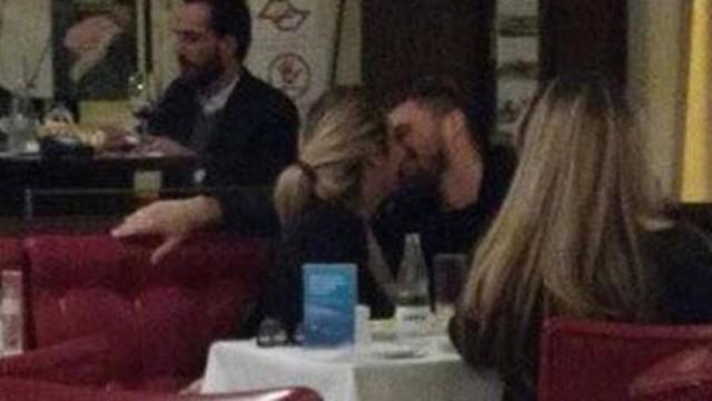 Rafaella e Lucas Lima aos beijos