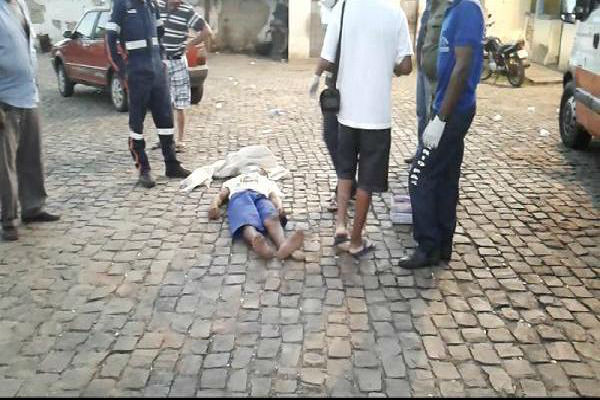 Homem morreu no local (Crédito: Jc24horas)