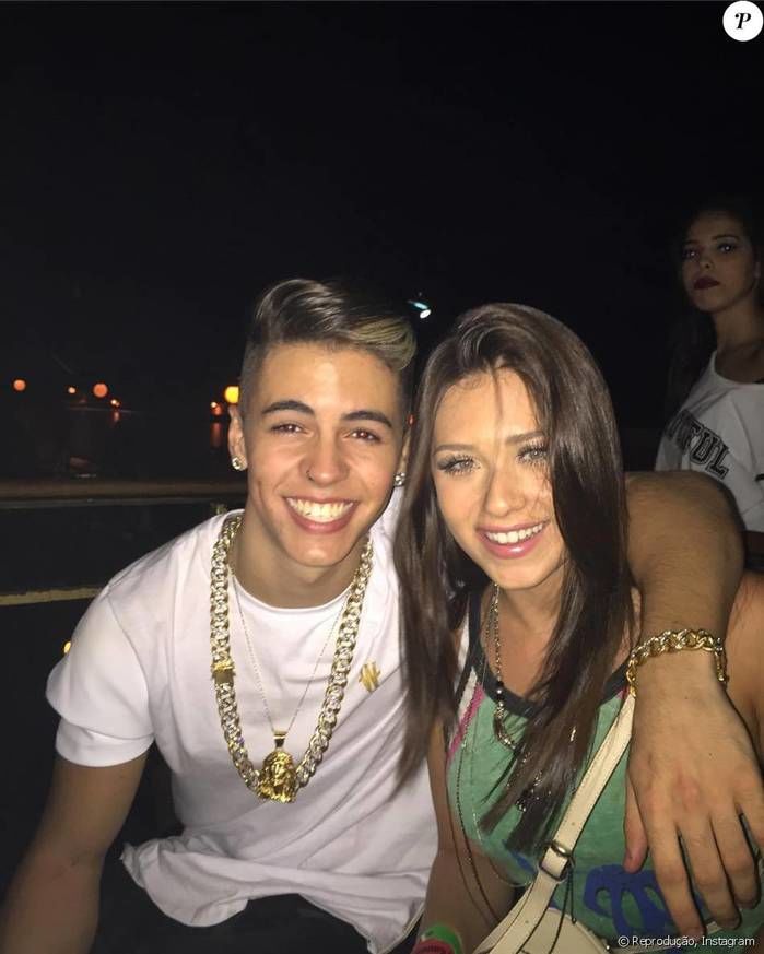 Biel e a ex namorada (Crédito: Reprodução)