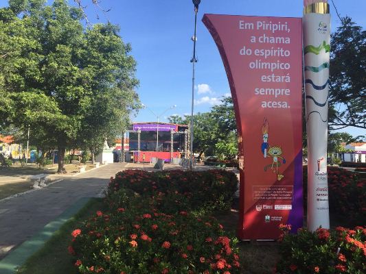 Preparação para a Tocha em Piripiri (Crédito: Reprodução)