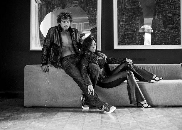 Aline Riscado e Felipe Roque