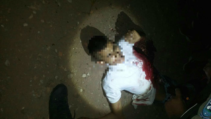 Assaltante baleado no Dirceu (Crédito: Reprodução)