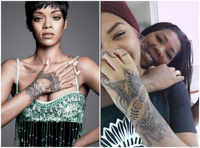 Rihanna e Ludmilla (Crédito: Reprodução)