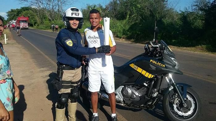 Tocha Olímpica em Altos