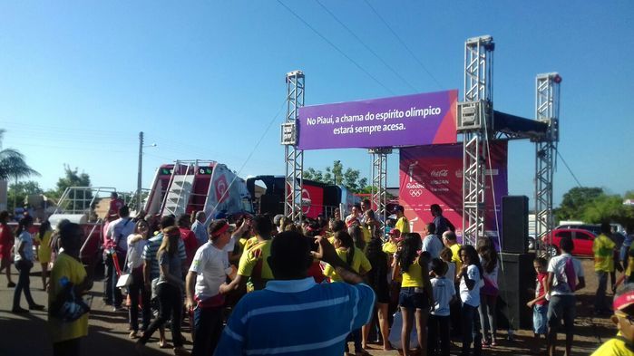 Comemoração da Tocha na cidade (Crédito: PRF)