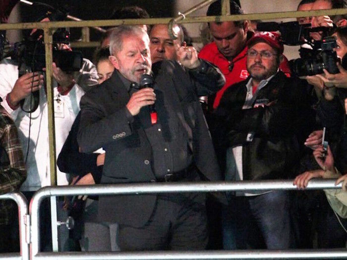 Lula em ato na avenida Paulista (Crédito: Reprodução)
