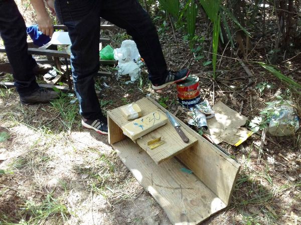 Droga apreendida na 'fábrica' em Campo Maior