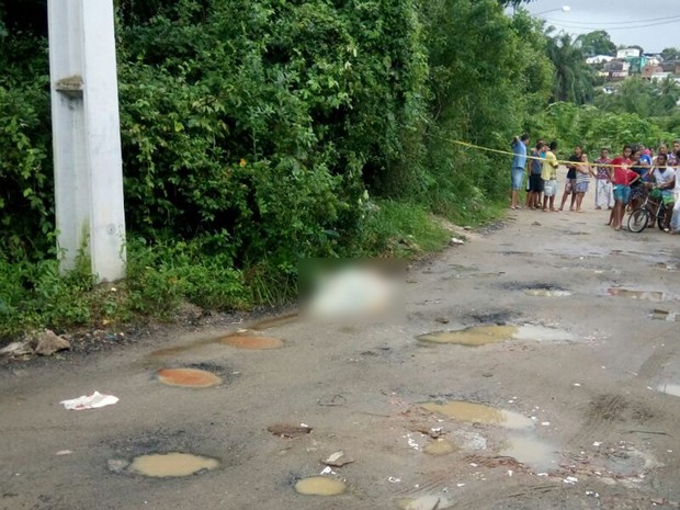 Local onde a criança foi morta