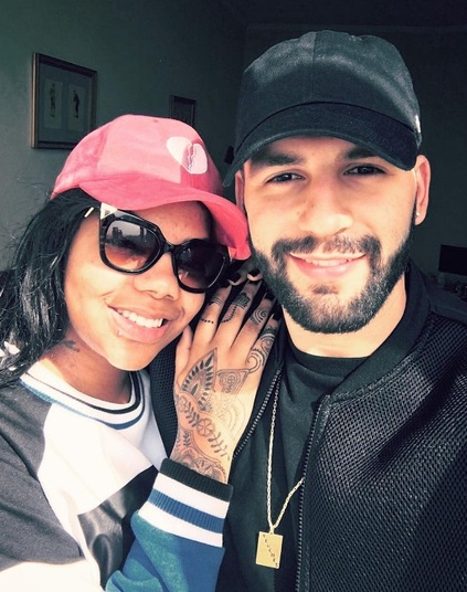 Ludmilla e o namorado Xerxes Frechiani