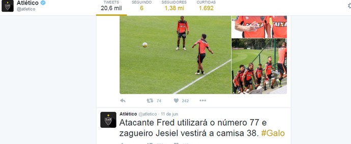 Primeira escolha de Fred (Crédito: Reprodução)
