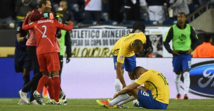 Jogadores brasileiros se revoltam com gol (Crédito: Reprodução)