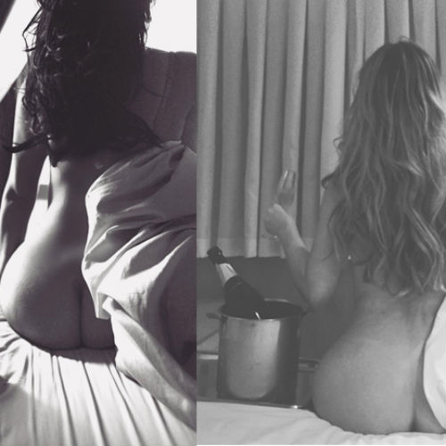 Ju Isen e Kim Kardashian postam fotos parecidas