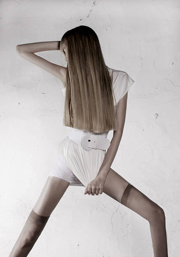 Sessão de fotos sobre anorexia (Crédito: Reprodução)